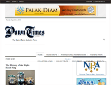 Tablet Screenshot of pawntimes.com